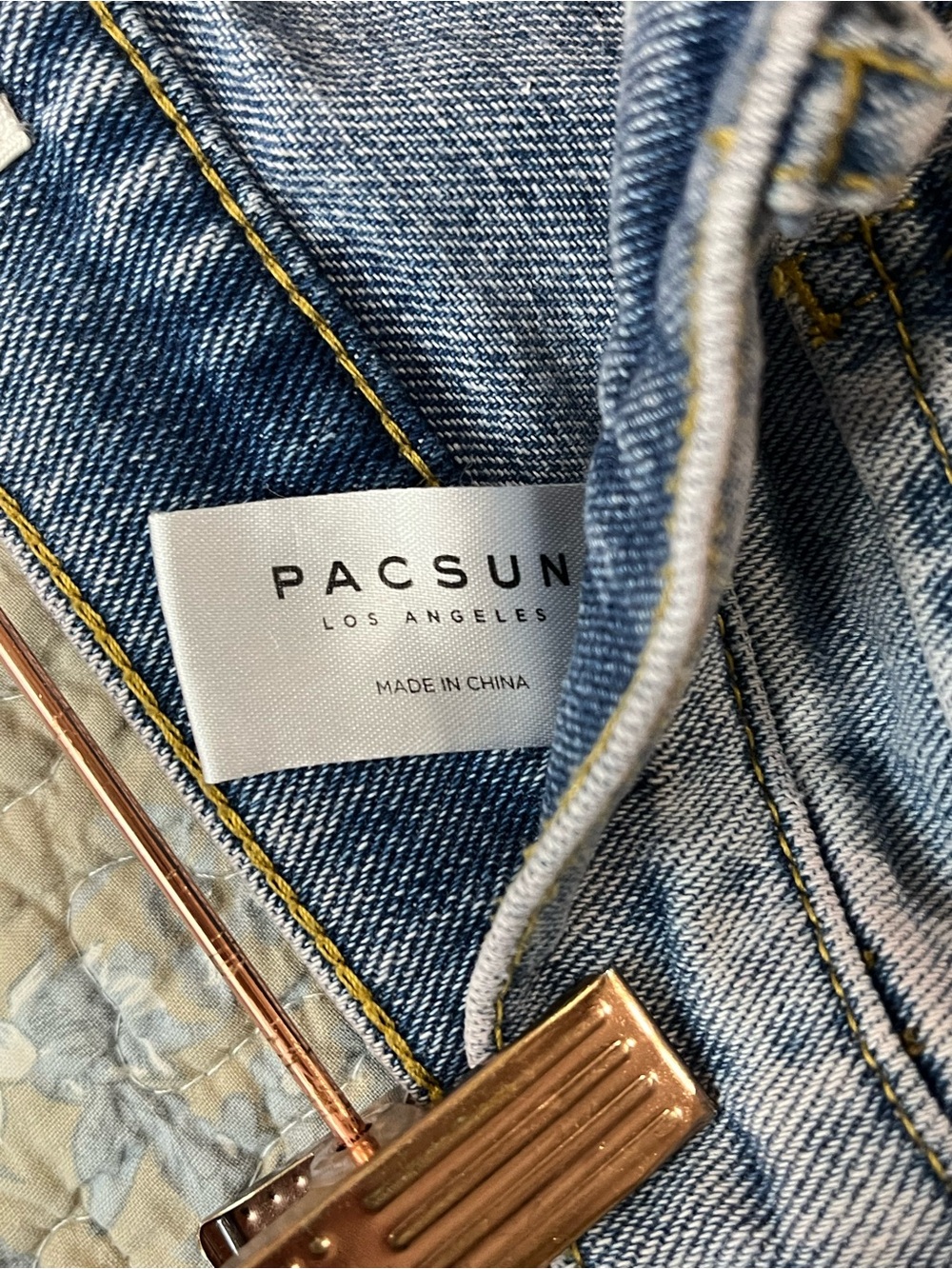 PacSun High Rise Straight Leg Jeans Women’s Size 26 Light Wash Denim Mom Jeans - Picture 6 of 6
